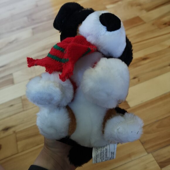 VINTAGE Bernese Mountain Dog Winter Plush with Backpack Wonka - Picture 3 of 3